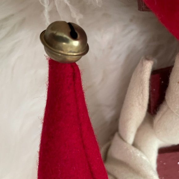 Christmas Holiday Decor Ho Ho Ho jingle bell Santa Snowmen - Picture 9 of 10